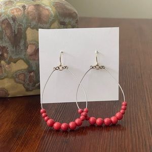 Francesca’s Collection Red Bead Earrings